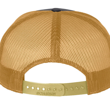 Charcoal/ Old Gold - 168 - BACK