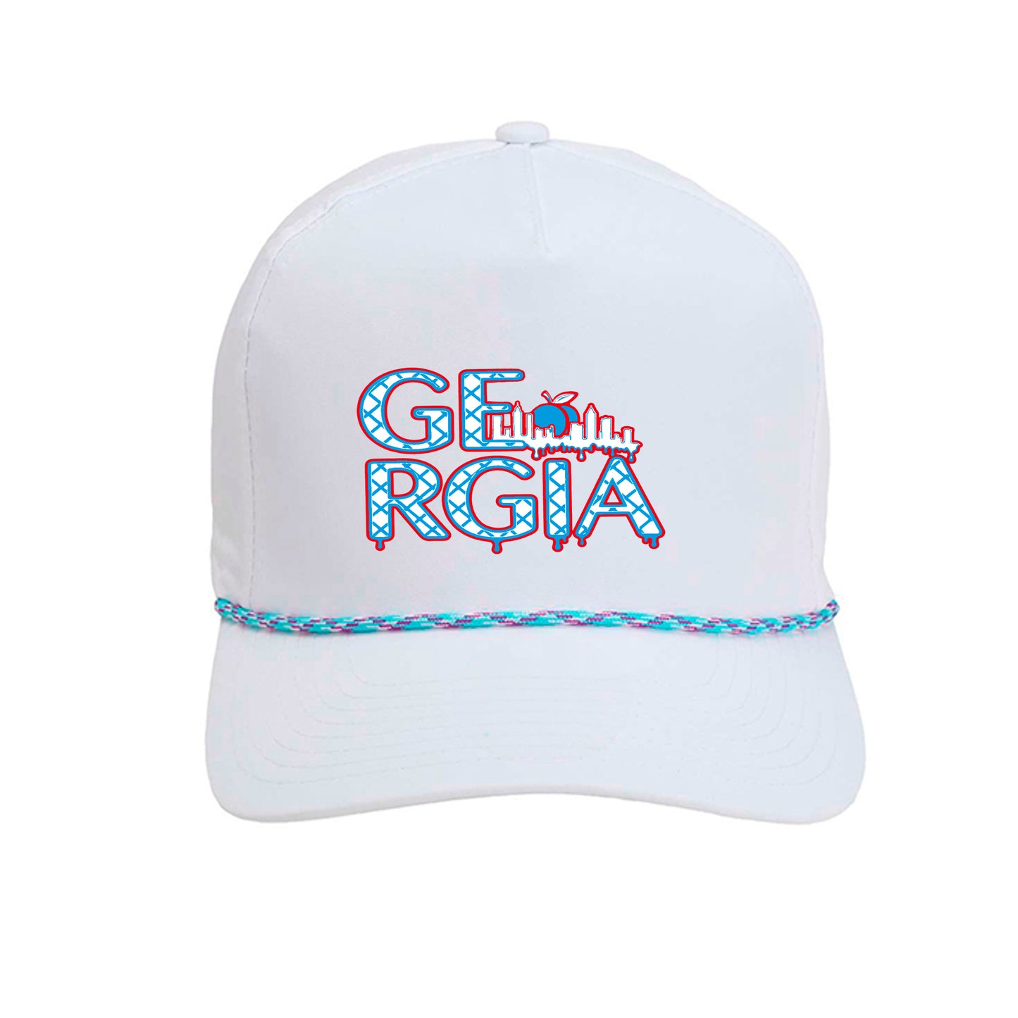 White/ Teal-Purple - 5054 - FRONT